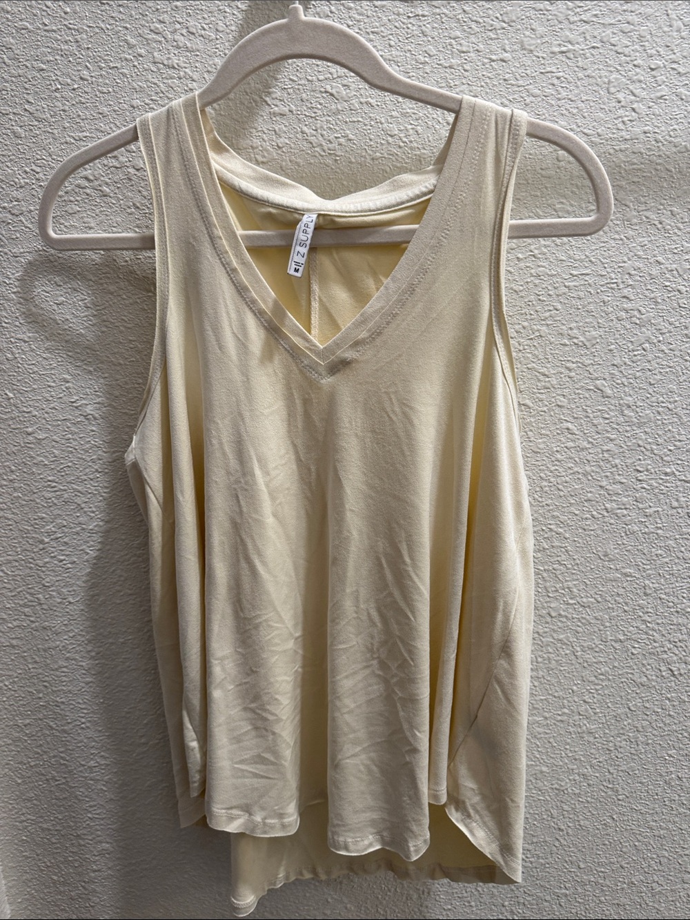 Z Supply Soft Cream V-Neck Tank